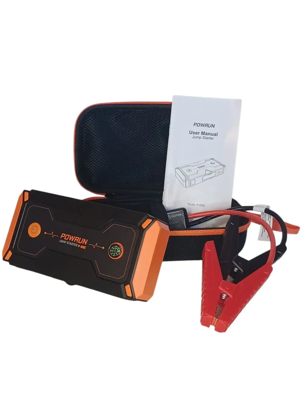 Powrun P-ONE Jump Starter, 2000A Portable Jump Starter Box